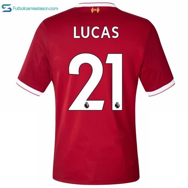 Camiseta Liverpool 1ª Lucas 2017/18